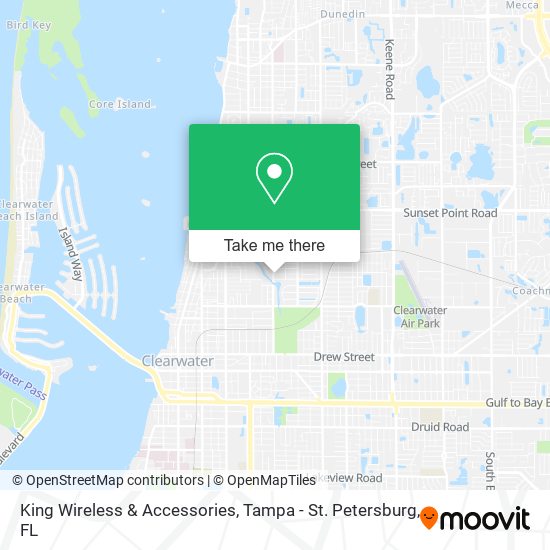 Mapa de King Wireless & Accessories