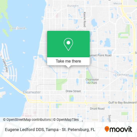 Eugene Ledford DDS map