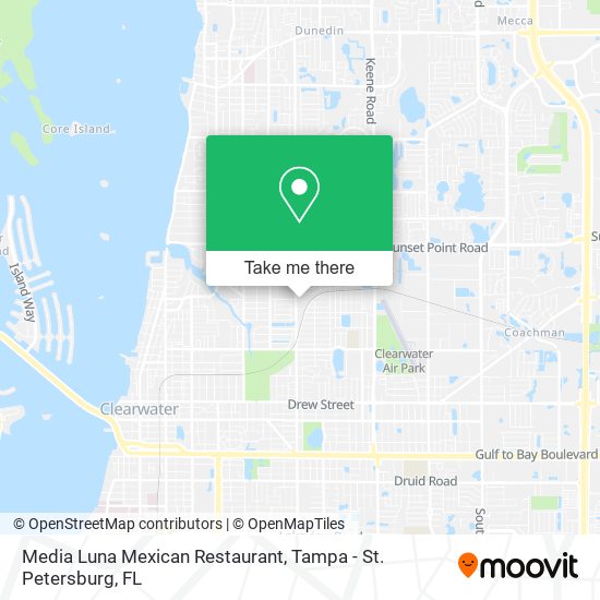 Media Luna Mexican Restaurant map