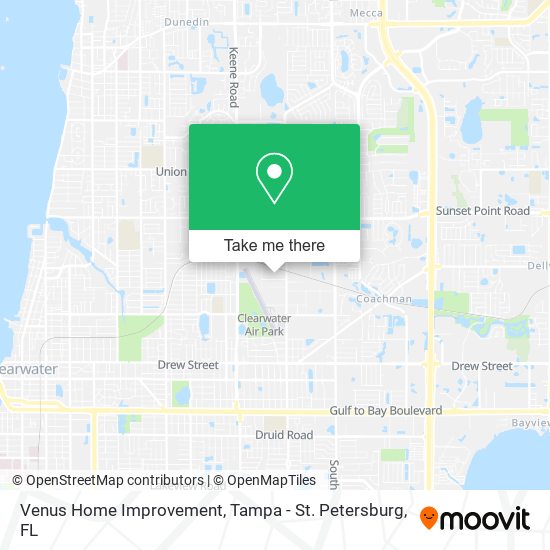 Venus Home Improvement map