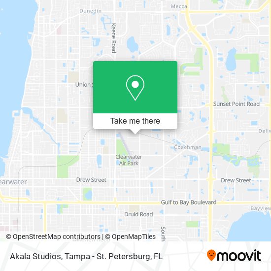Akala Studios map