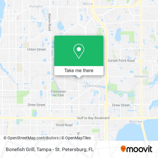 Mapa de Bonefish Grill
