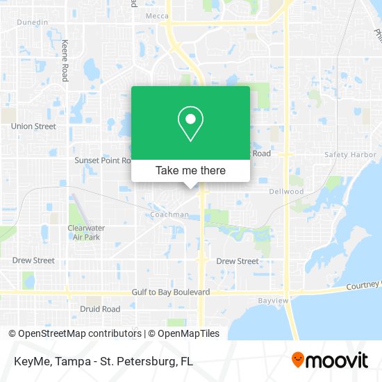 Mapa de KeyMe