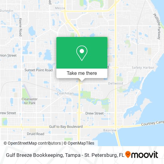 Gulf Breeze Bookkeeping map