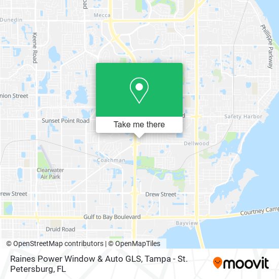 Mapa de Raines Power Window & Auto GLS