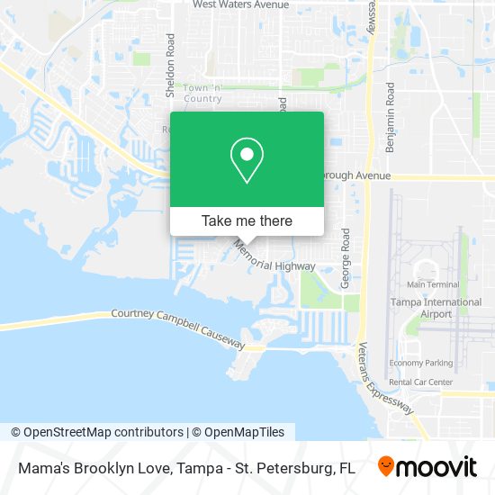 Mama's Brooklyn Love map