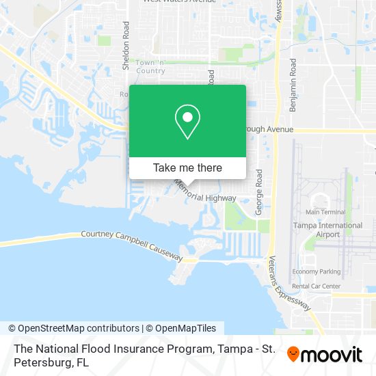 Mapa de The National Flood Insurance Program
