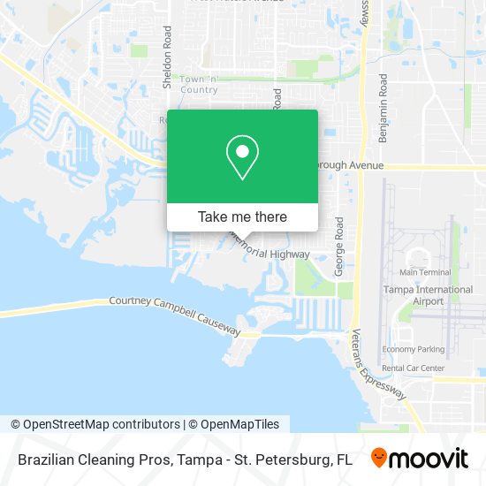Brazilian Cleaning Pros map