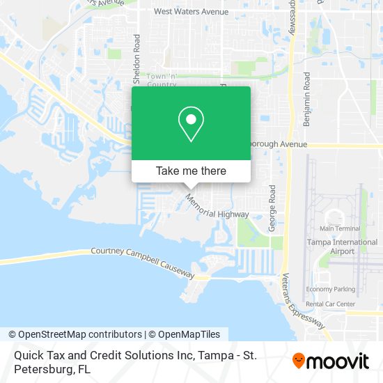 Quick Tax and Credit Solutions Inc map