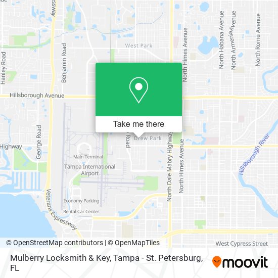 Mulberry Locksmith & Key map