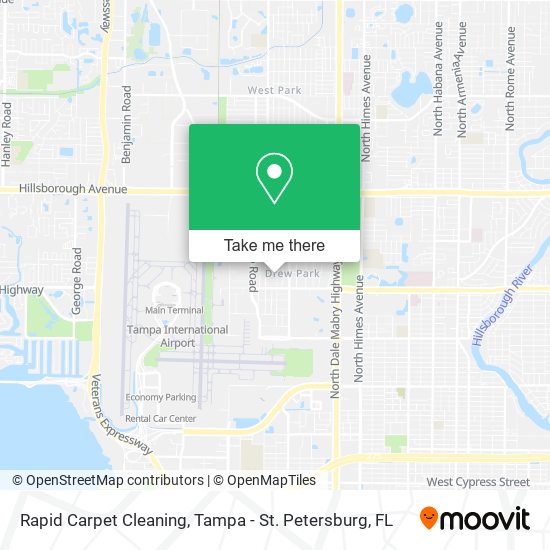Rapid Carpet Cleaning map