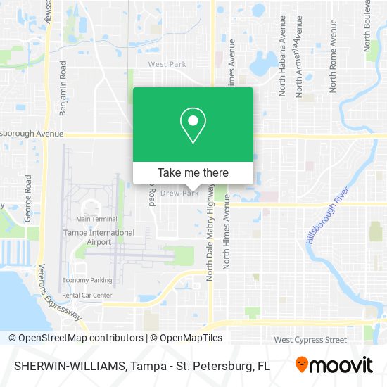 SHERWIN-WILLIAMS map