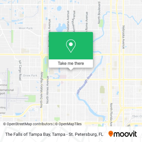 Mapa de The Falls of Tampa Bay