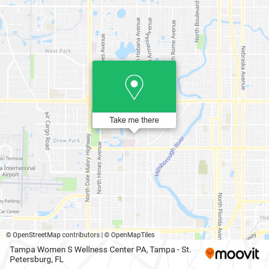 Mapa de Tampa Women S Wellness Center PA
