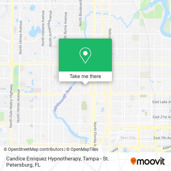 Mapa de Candice Enriquez Hypnotherapy