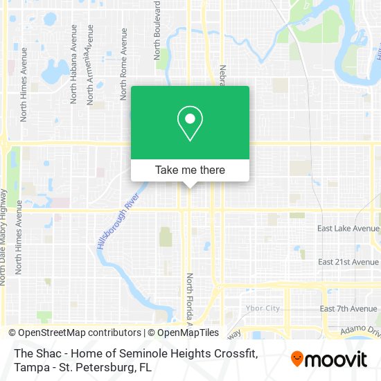 The Shac - Home of Seminole Heights Crossfit map