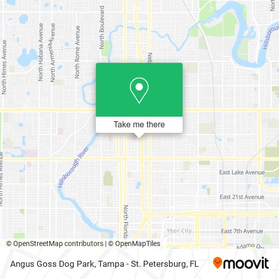 Angus Goss Dog Park map