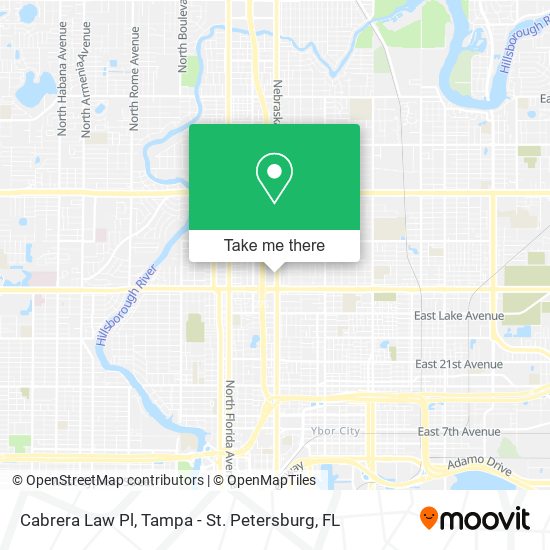 Cabrera Law Pl map