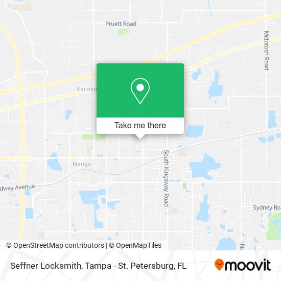 Seffner Locksmith map