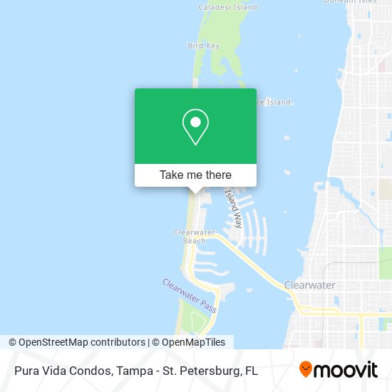 Mapa de Pura Vida Condos