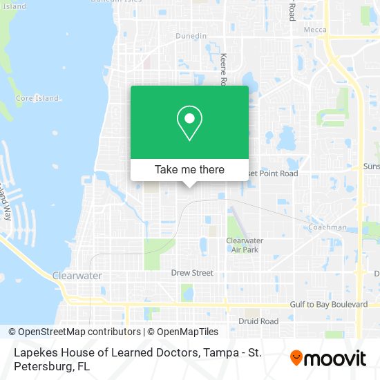 Lapekes House of Learned Doctors map