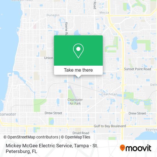 Mickey McGee Electric Service map