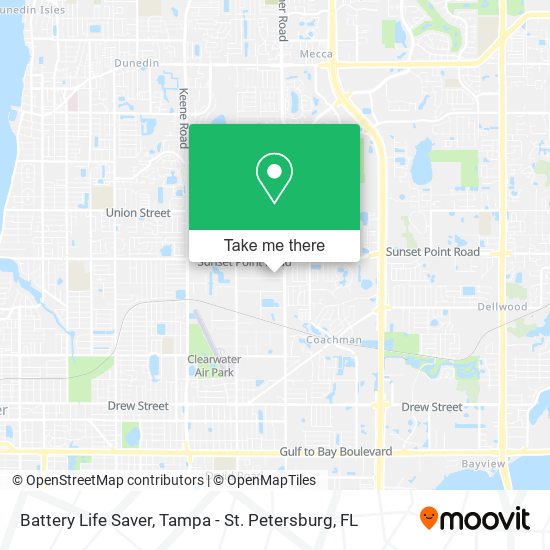 Battery Life Saver map