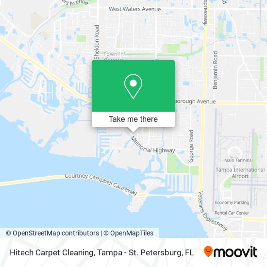 Mapa de Hitech Carpet Cleaning