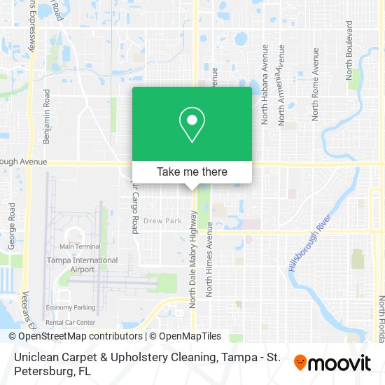Mapa de Uniclean Carpet & Upholstery Cleaning