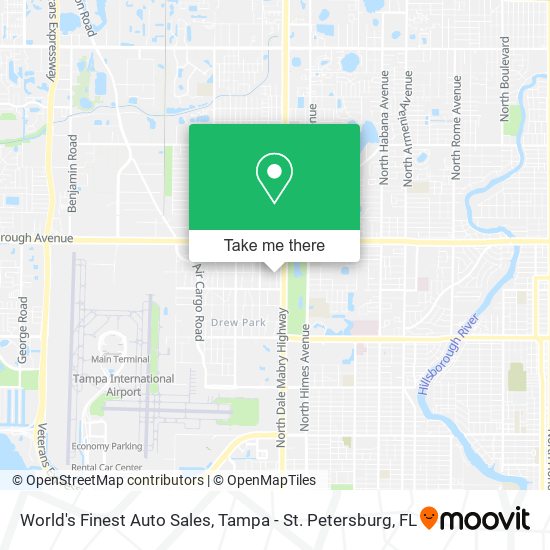 World's Finest Auto Sales map