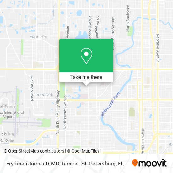Frydman James D, MD map