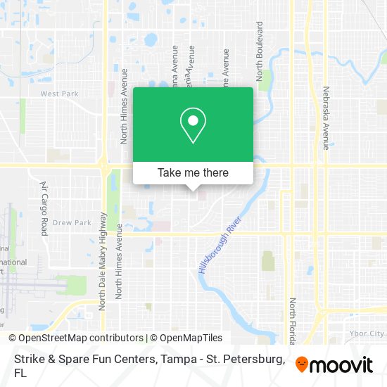 Mapa de Strike & Spare Fun Centers
