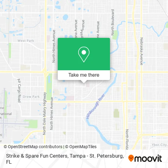 Strike & Spare Fun Centers map