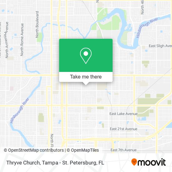 Thryve Church map