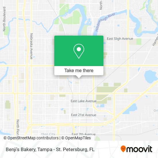Benji's Bakery map