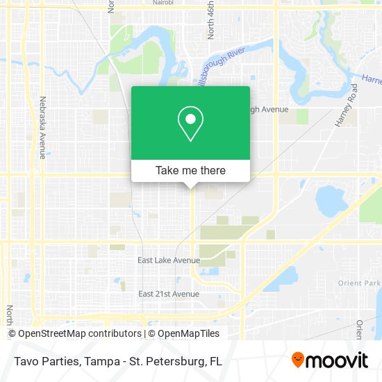 Tavo Parties map