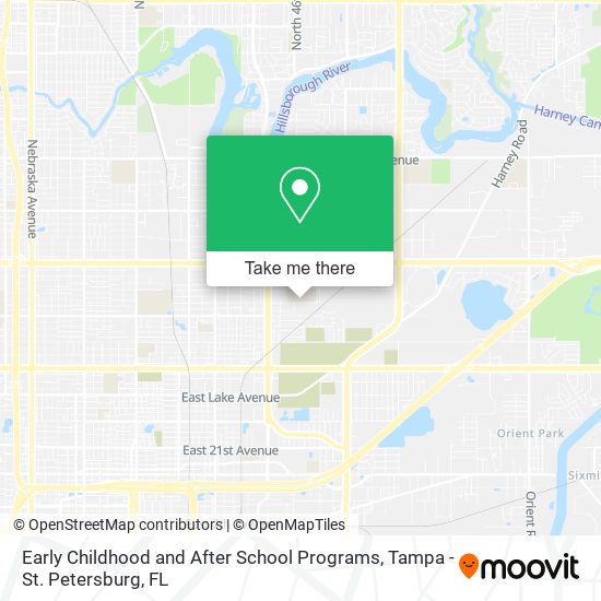 Early Childhood and After School Programs map