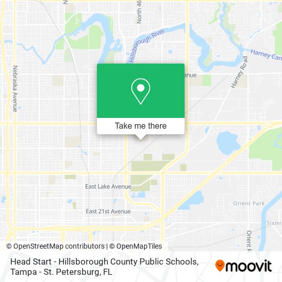 Head Start - Hillsborough County Public Schools map