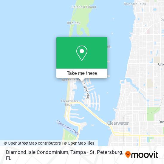 Mapa de Diamond Isle Condominium
