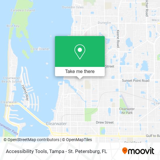 Accessibility Tools map