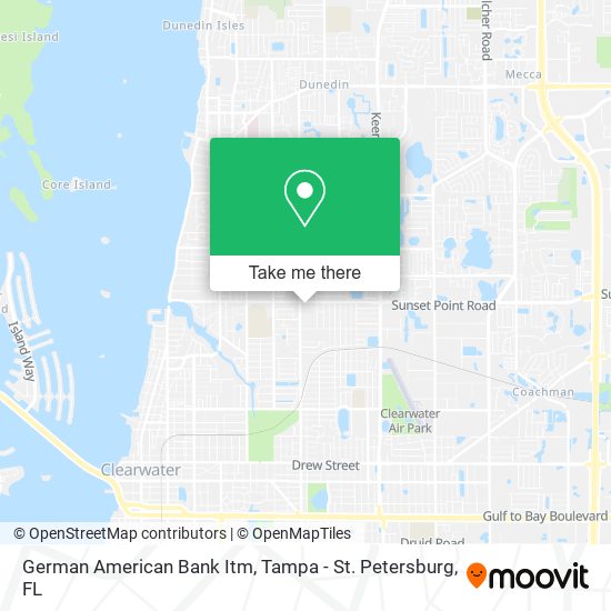 German American Bank Itm map