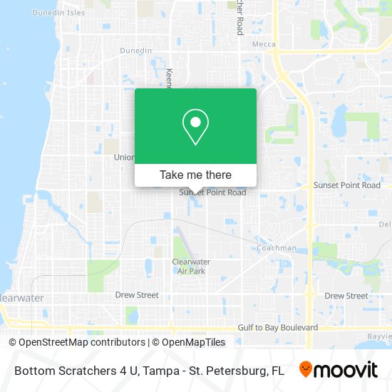 Bottom Scratchers 4 U map