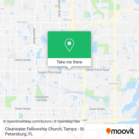 Clearwater Fellowship Church map