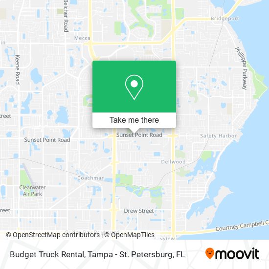 Mapa de Budget Truck Rental