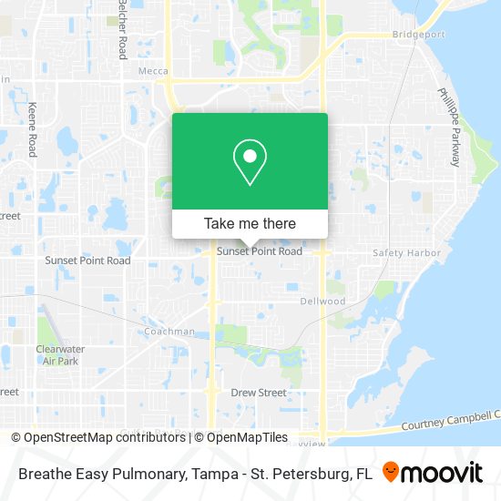 Breathe Easy Pulmonary map