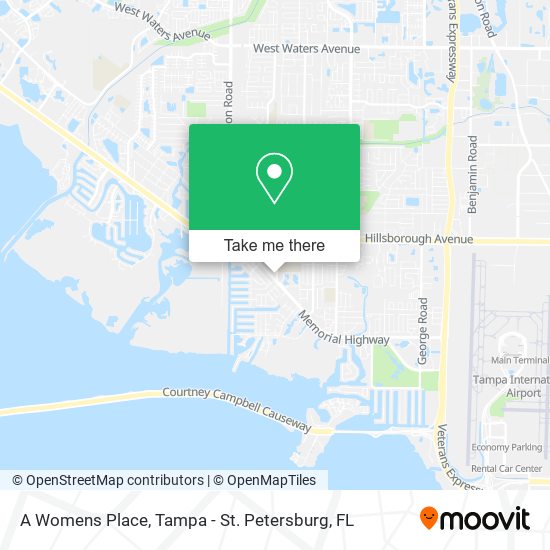 A Womens Place map