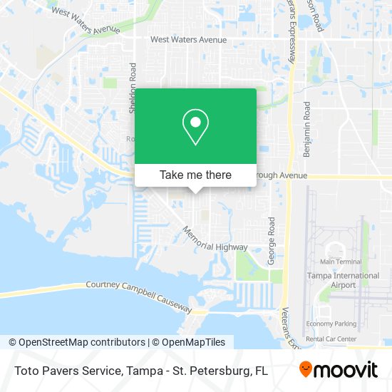 Toto Pavers Service map