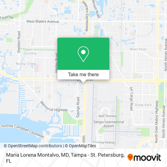 Maria Lorena Montalvo, MD map