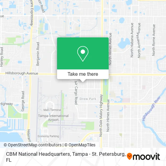 CBM National Headquarters map