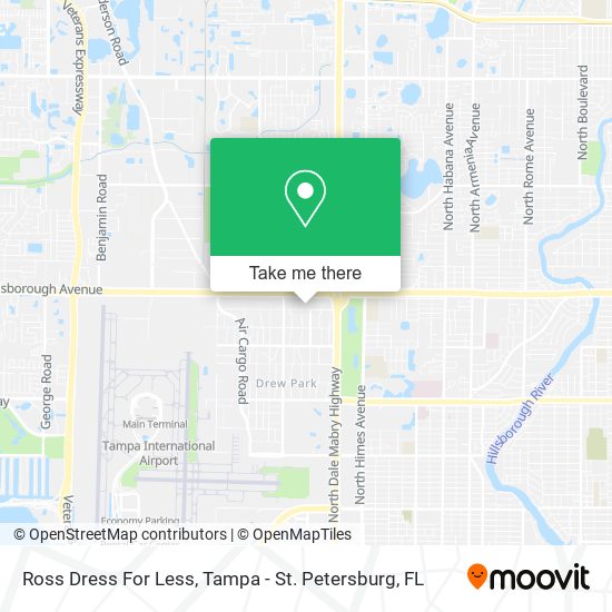 Mapa de Ross Dress For Less